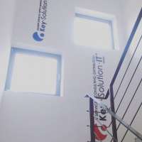 3D-Logo mit ausgefrästen Buchstaben