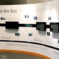 Messewandbeschriftung für Mercedes Benz