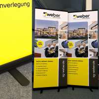 Roll-Up Displaybanner für SG Weber