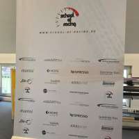 Rollup-Display als Logowand