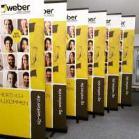Roll-Up Displaybanner für SG Weber