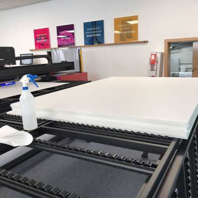 Plattendirektdruck Hohlkammerplatten