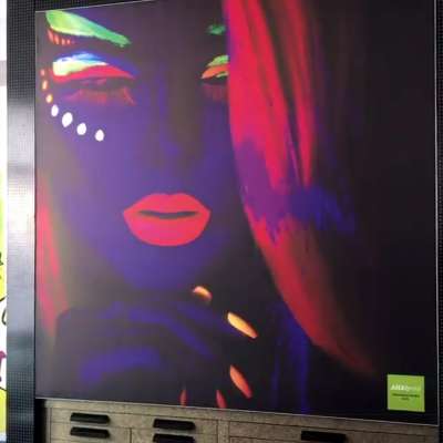 Leuchtkasten für Poster mit Digitaldruck auf Backlit-Folie